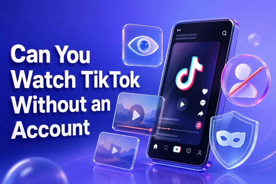 Can You Watch TikTok Without an Account? Full Guide